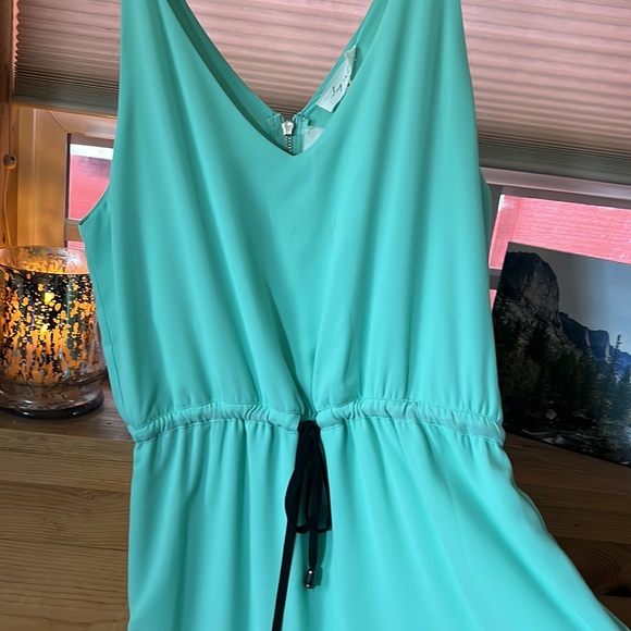 Sugar Lips Mint dress with black - Picture 2 of 6